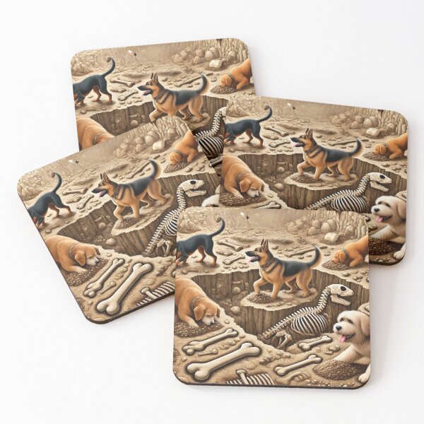 Item preview, Digging for Treasure - A Canine Archaeological Adventure designed and sold by WheelieGdArt.