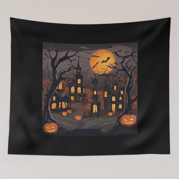 Item preview, spooky halloween town with boo design trendy and modern  designed and sold by helkav.