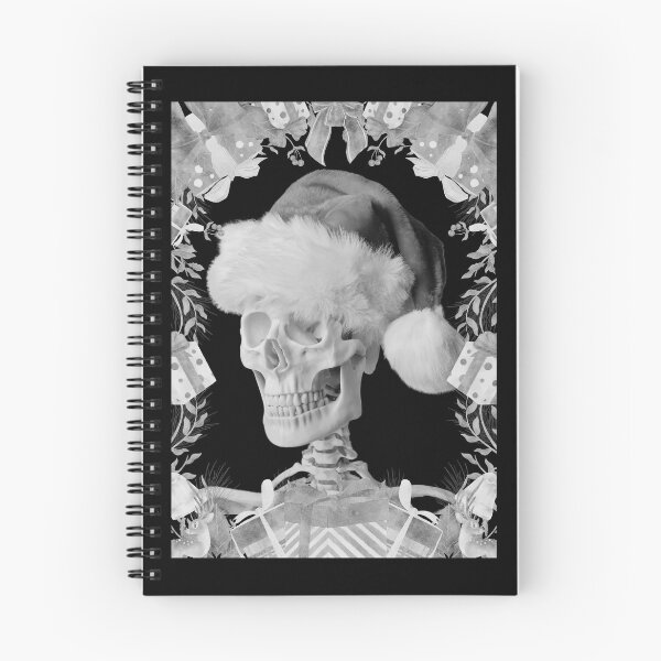 Item preview, Skeleton Christmas Xmas Gothic Horror Seasons Greetings Skull designed and sold by SZPdezigns.