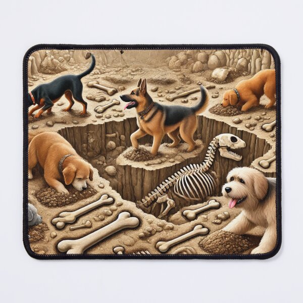 Item preview, Digging for Treasure - A Canine Archaeological Adventure designed and sold by WheelieGdArt.