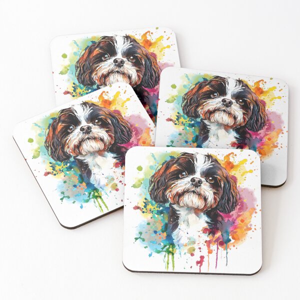 Item preview, Shihtzu | Colorful Watercolor Design #9 designed and sold by MatsurexDesigns.