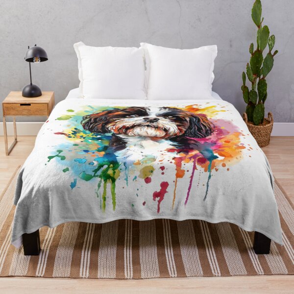Item preview, Shihtzu | Colorful Watercolor Design #9 designed and sold by MatsurexDesigns.
