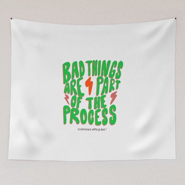 Item preview, Bad feelings are part of process T-shirt  designed and sold by Akira-closet.