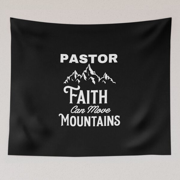 Item preview, Pastor Appreciation Gift - Faith Can Move Mountains designed and sold by Heritage Hive Studio.