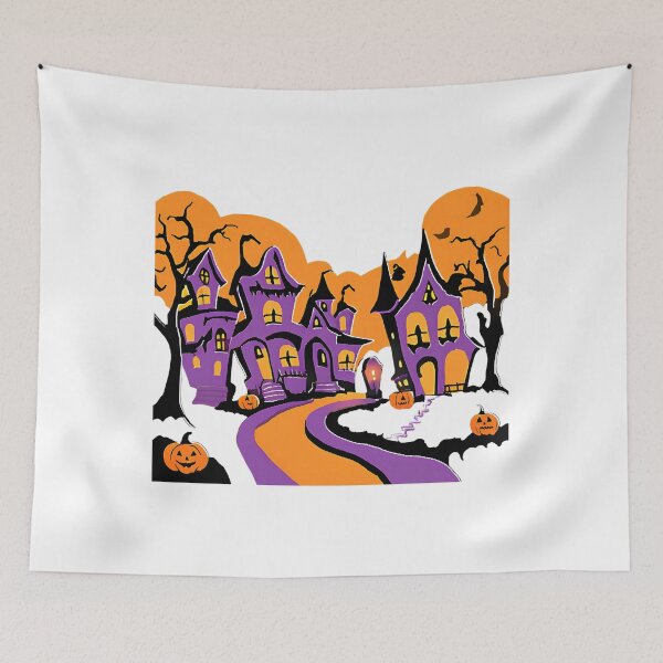 Item preview, spooky halloween town with boo design trendy and modern  designed and sold by helkav.