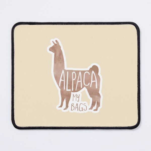 Item preview, "Alpaca My Bags – The Perfect Terrible Dad Joke for Your Next Vacation Laugh!" designed and sold by hitechmom.