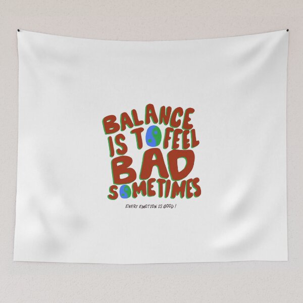Item preview, Balance is to feel bad sometimes T-shirt  designed and sold by Akira-closet.