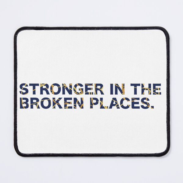 Item preview, Stronger in the Broken Places - Hemingway Kintsugi designed and sold by eloisehides.