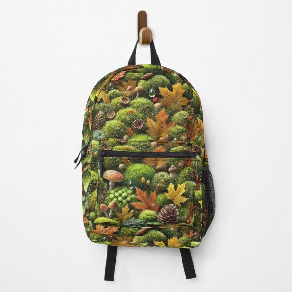 Item preview, Rainy Autumn Forest Moss with Mushrooms designed and sold by kakasik.