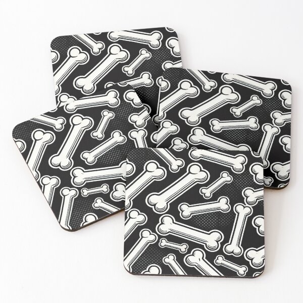 Item preview, Bone Pattern Pop - A Bold Graphic Art Statement designed and sold by WheelieGdArt.