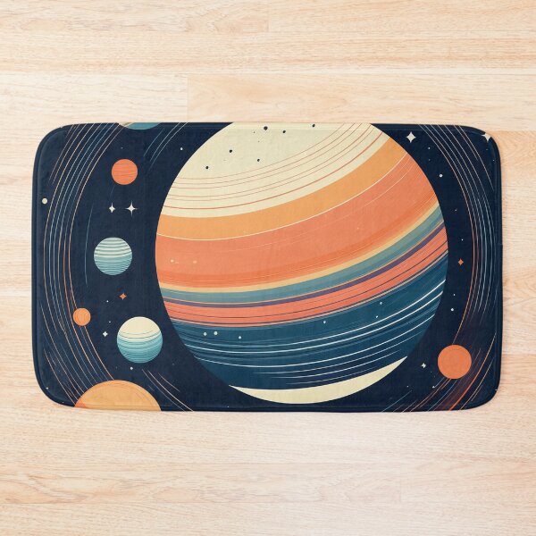 Item preview, A nature-inspired space design with earthy tones, featuring planets and stars. designed and sold by HEMRO.