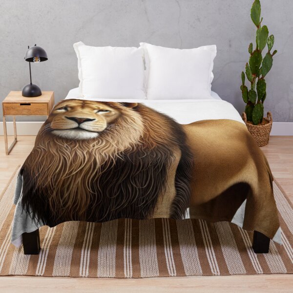 Item preview, "Majestic Lion in a Bold Stance" designed and sold by h4sey.