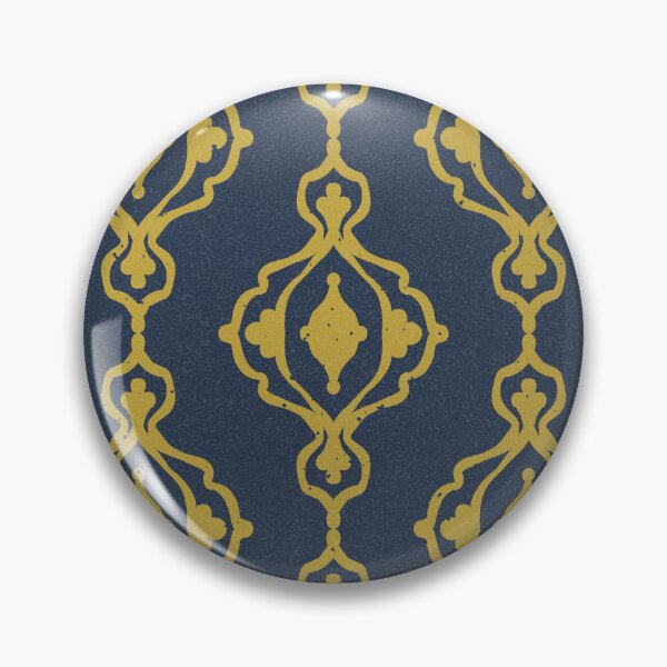 Item preview, Dacha Arabesque Pattern - Dusk + Saffron designed and sold by Irene Estelle.