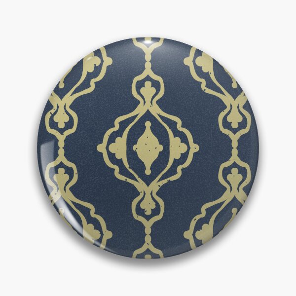 Item preview, Dacha Arabesque Pattern - Dusk + Gold designed and sold by Irene Estelle.