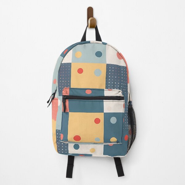 Item preview, A checkerboard pattern design with ditsy polka dots in various sizes and colors, designed and sold by HEMRO.