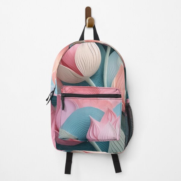 Item preview, An intricate pattern design with waves circles and tulips in a vibrance pastel of colors designed and sold by HEMRO.