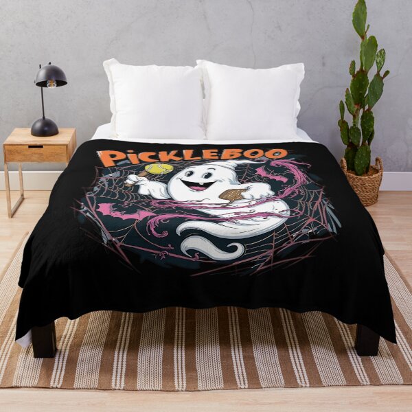 Item preview, Pickleboo Spooky Ghost Pickleball Halloween designed and sold by Smix Pixels.