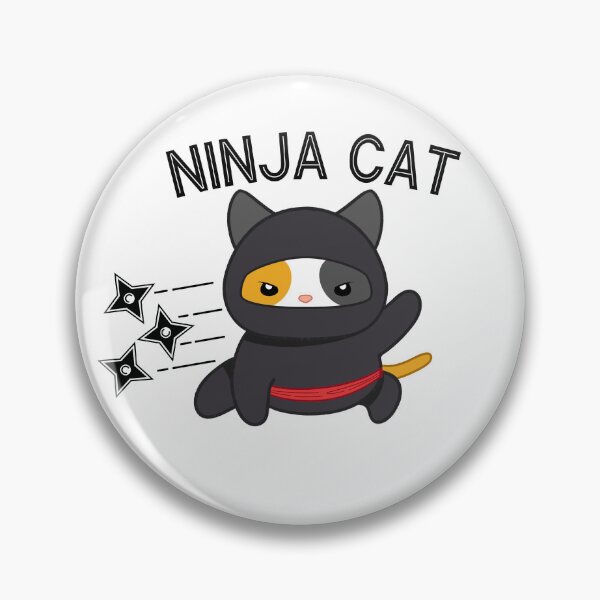 Item preview, NINJA CAT THROWING STARS designed and sold by TommyTsunami.