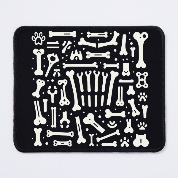 Item preview, Skeleton Style - Bone Grid Art for Pet Lovers designed and sold by WheelieGdArt.