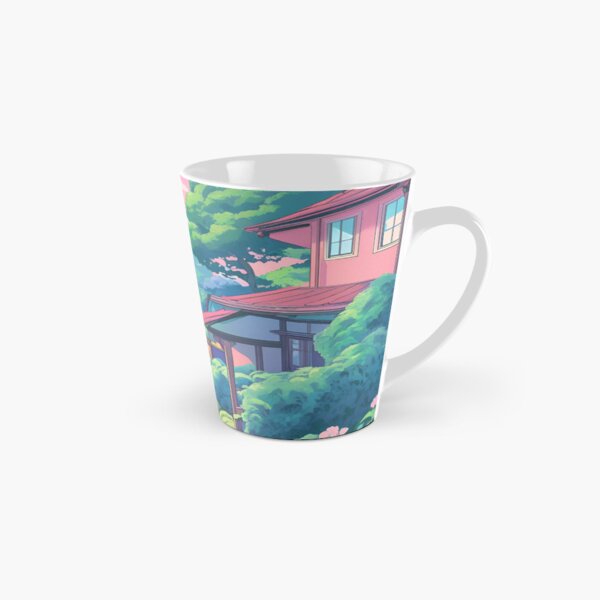Vista previa del artículo con la obra «Barrio de montaña», diseñado y vendido por Comfymuffin.