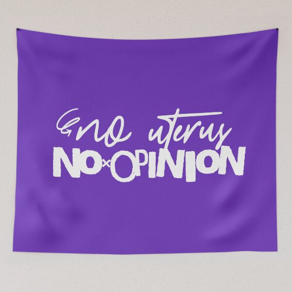 Item preview, No uterus, no opinion designed and sold by Maria Nieto.