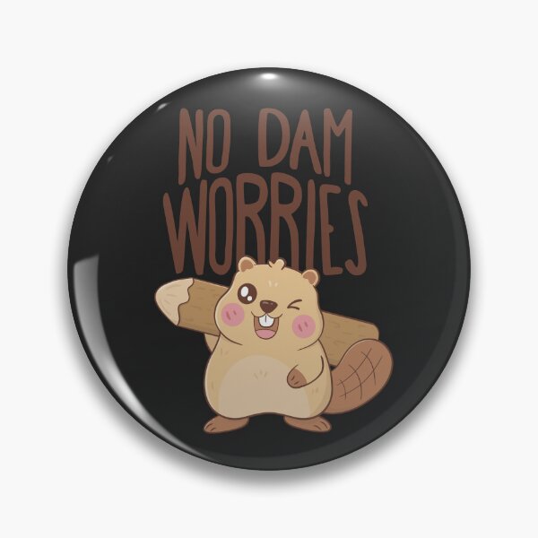 Item preview, No Dam Worries - Beaver Design designed and sold by KawaiiKittan.