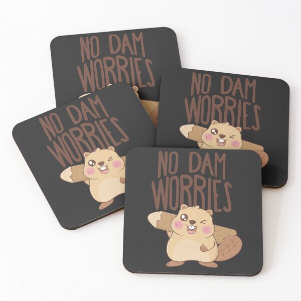 Item preview, No Dam Worries - Beaver Design designed and sold by KawaiiKittan.