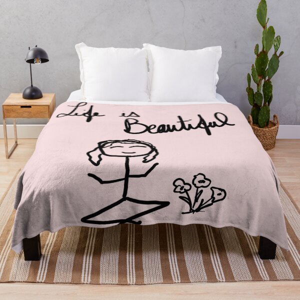 Item preview, Life is beautiful designed and sold by FunandWhimsy.