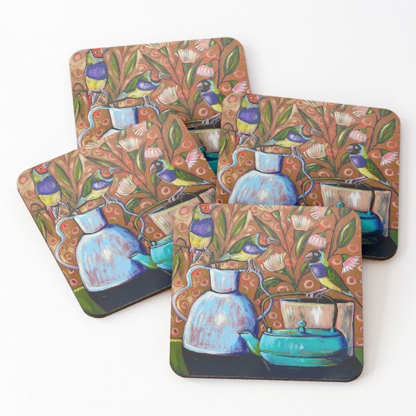Item preview, Gouldian Finches designed and sold by Lucycarart.