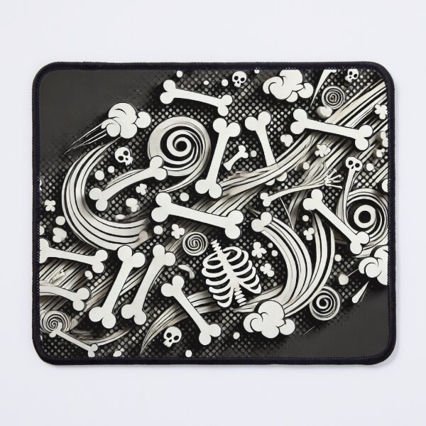Item preview, Chaotic Bones - A Spiraling Pop Art Collision designed and sold by WheelieGdArt.