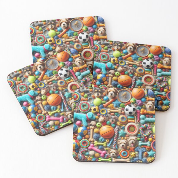Item preview, Pet Playground Extravaganza - A Burst of Puppy Playfulness designed and sold by WheelieGdArt.