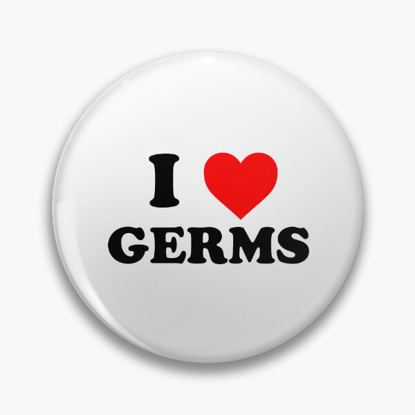 Item preview, i love germs designed and sold by wordswithfonts.