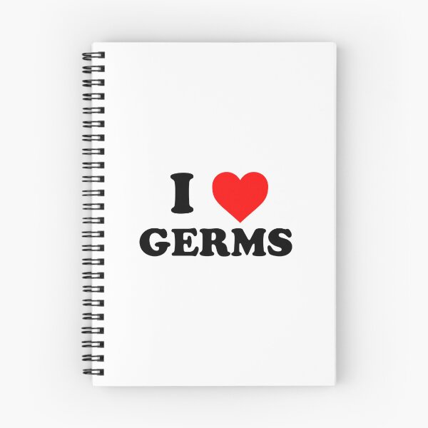 Item preview, i love germs designed and sold by wordswithfonts.