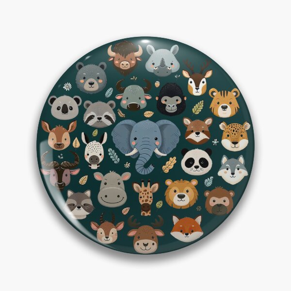 Item preview, Wild Life - Cute Animal Faces designed and sold by RibbonVilla.
