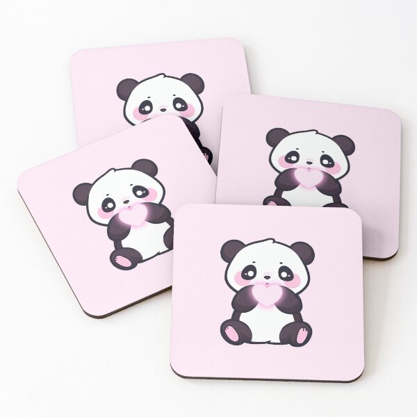 Item preview, Panda with a Glowing Heart designed and sold by cuteart.