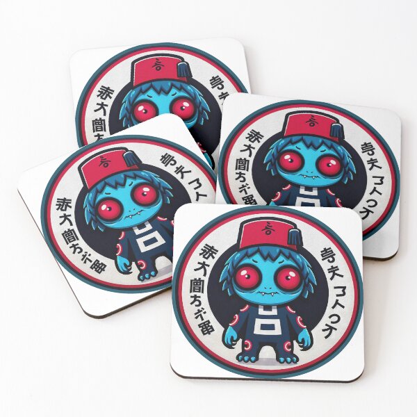 Artikelvorschau, Japanischer Zombie-Yokai-Charakter | Süße Kawaii-Monsterkunst entworfen und verkauft von GALUMARKET.