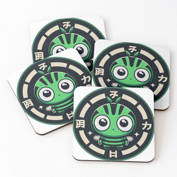Item preview, Kawaii Green Alien Bee | Japanese Sci-Fi Creature Art designed and sold by GALUMARKET.