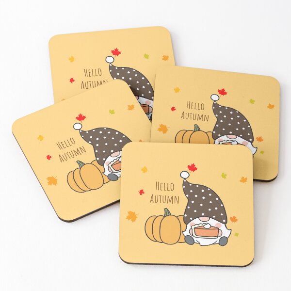 Item preview, "Kawaii Gnome Welcoming Autumn - Cute Fall Vibes" designed and sold by artworkathome.