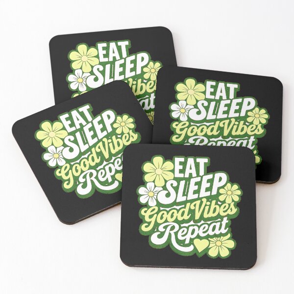 Item preview, Eat Sleep Good Vibes Repeat designed and sold by BuxomBabe21.