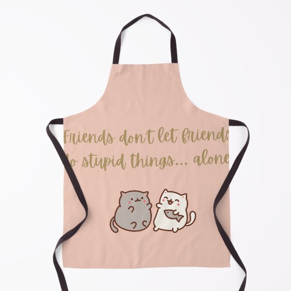 Item preview, Friends Don't Let Friends Do Stupid Things Alone - Cat Design designed and sold by Hummy-studio.