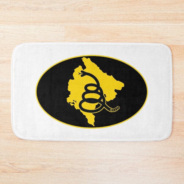 Item preview, MONTENEGRO - Freedom Is The Superpower - Modern Gadsden Snake Flag - Dont Tread On Me design designed and sold by pelagio.
