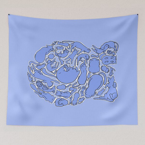 Item preview, Sleeping cats forming a fish designed and sold by Samlygwey.