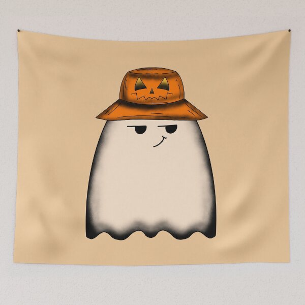 Item preview, Pumpkin Bucket Hat Ghost  designed and sold by missmann.
