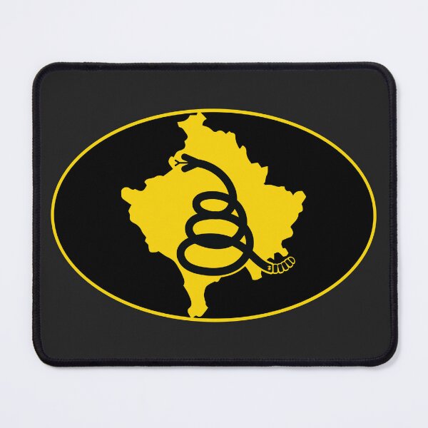 Item preview, KOSOVO - Freedom Is The Superpower - Modern Gadsden Snake Flag - Dont Tread On Me design designed and sold by pelagio.