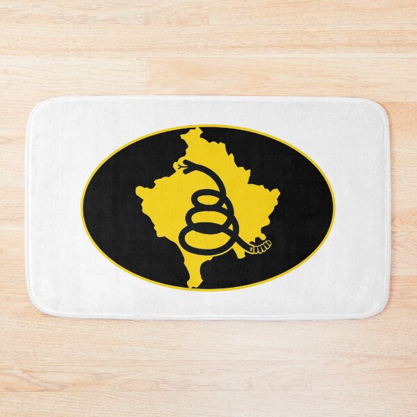 Item preview, KOSOVO - Freedom Is The Superpower - Modern Gadsden Snake Flag - Dont Tread On Me design designed and sold by pelagio.