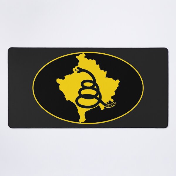 Item preview, KOSOVO - Freedom Is The Superpower - Modern Gadsden Snake Flag - Dont Tread On Me design designed and sold by pelagio.