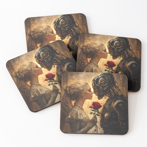 Item preview, Rococo & AI: A Kiss of Timeless Love (Blonde II) designed and sold by DeenaZoeyFusion.