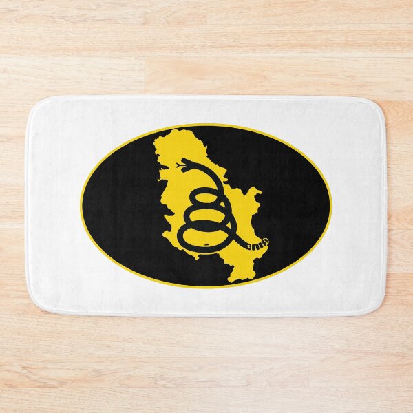Item preview, SERBIA - Freedom Is The Superpower - Modern Gadsden Snake Flag - Dont Tread On Me design designed and sold by pelagio.