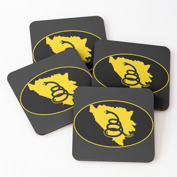 Item preview, BOSNIA AND HERZEGOVINA - Freedom Is The Superpower - Modern Gadsden Snake Flag - Dont Tread On Me design designed and sold by pelagio.