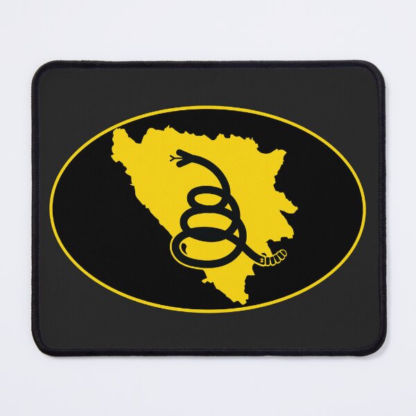 Item preview, BOSNIA AND HERZEGOVINA - Freedom Is The Superpower - Modern Gadsden Snake Flag - Dont Tread On Me design designed and sold by pelagio.